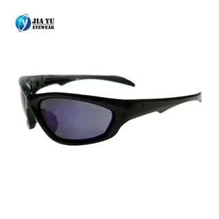 Customized Outdoor Running Glasses Black  Anti Scratch Sports Safety Sunglasses